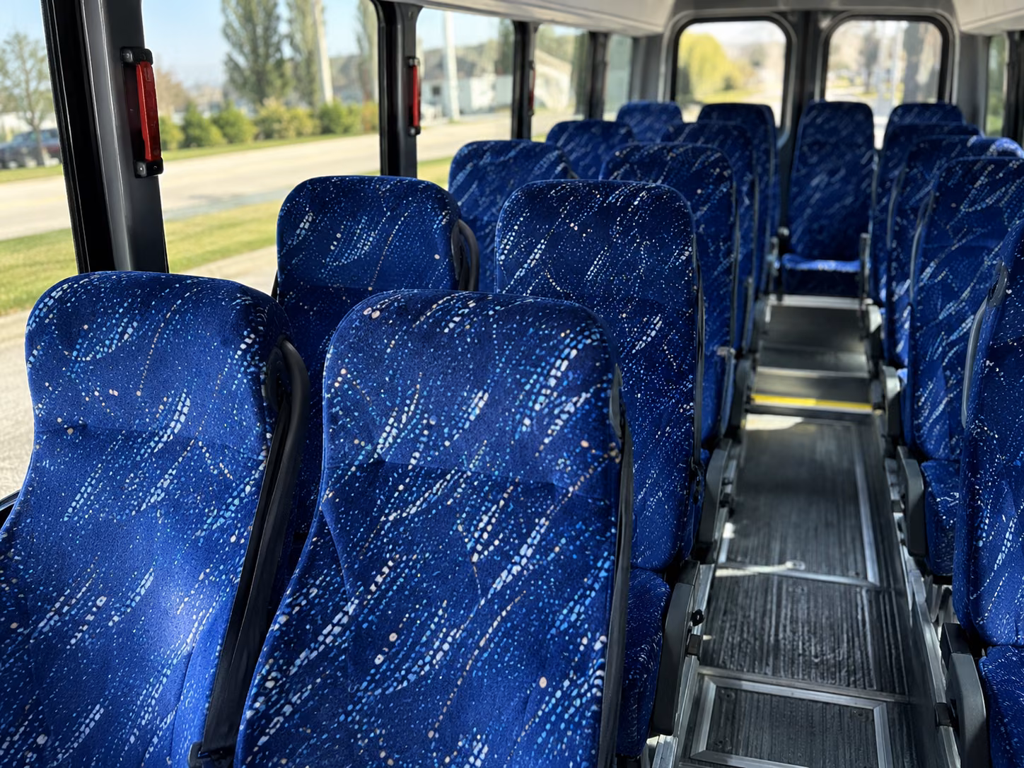 18 passenger minibus interior