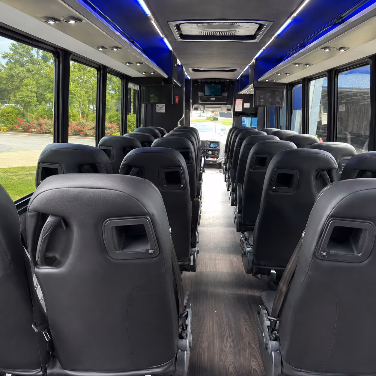 can i book a one way a round trip or a multi day package for a bus rental in davie