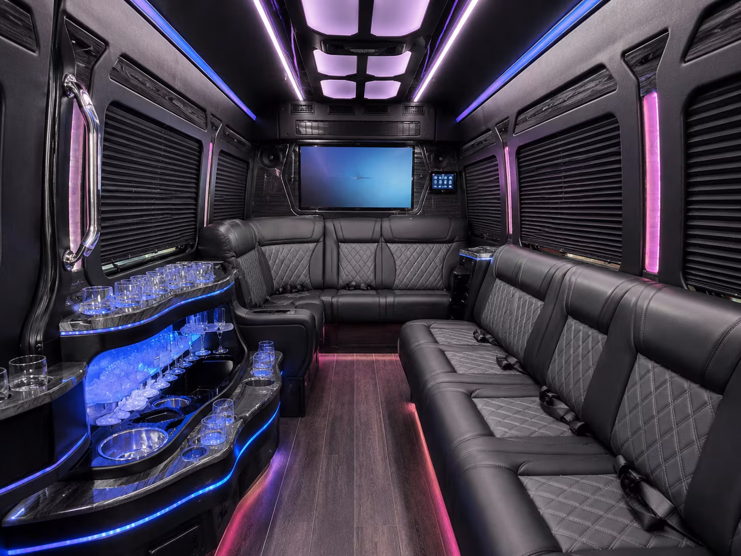 corporate shuttle buses and employee transportation in davie