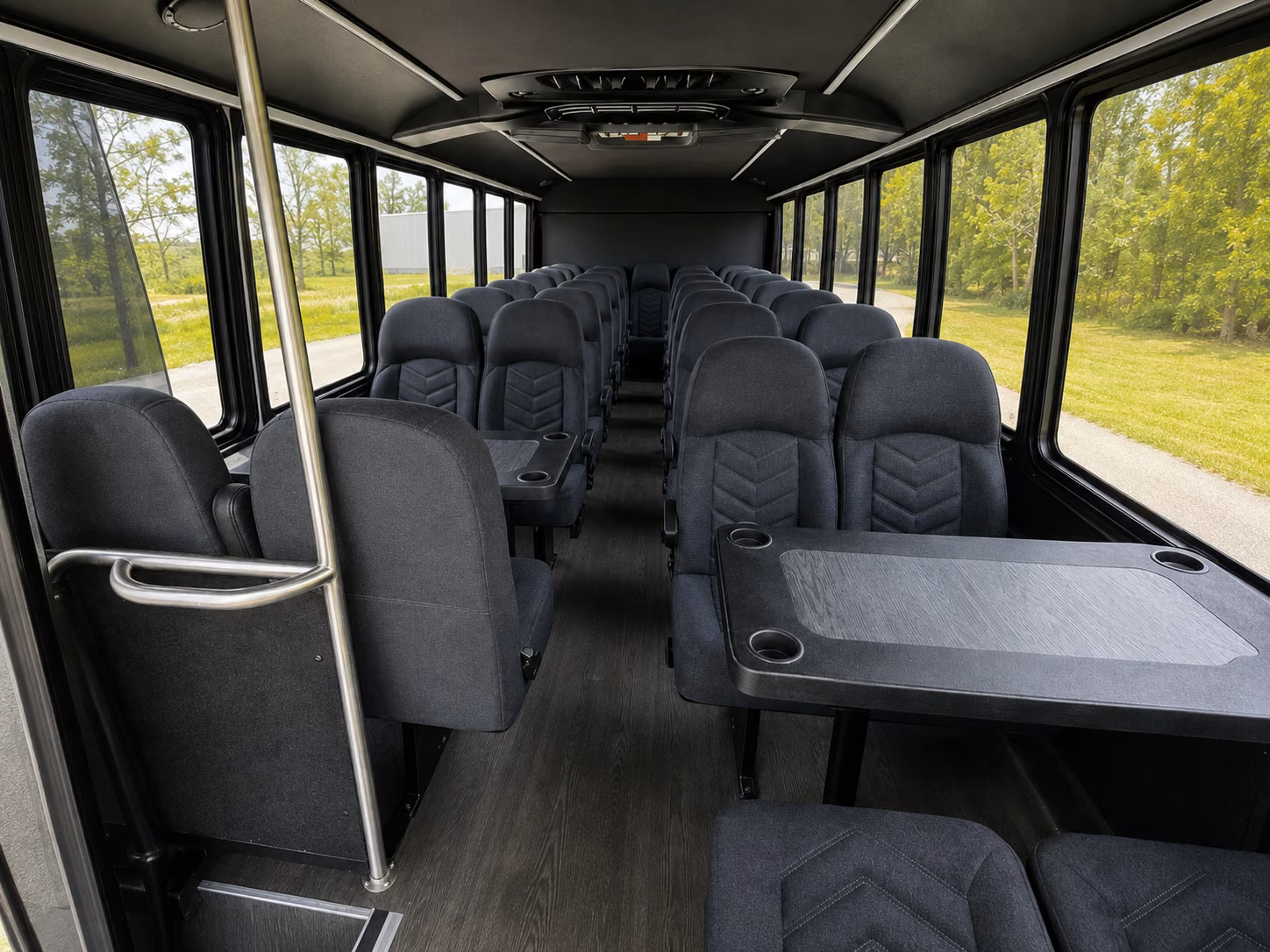 davie 20 passenger minibus inside