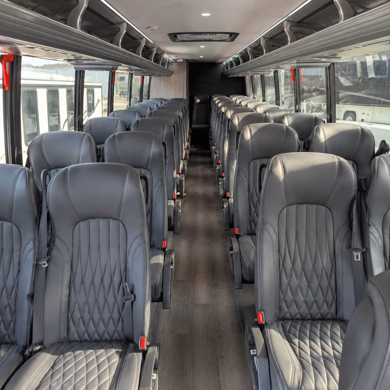 davie 25 passenger minibus inside