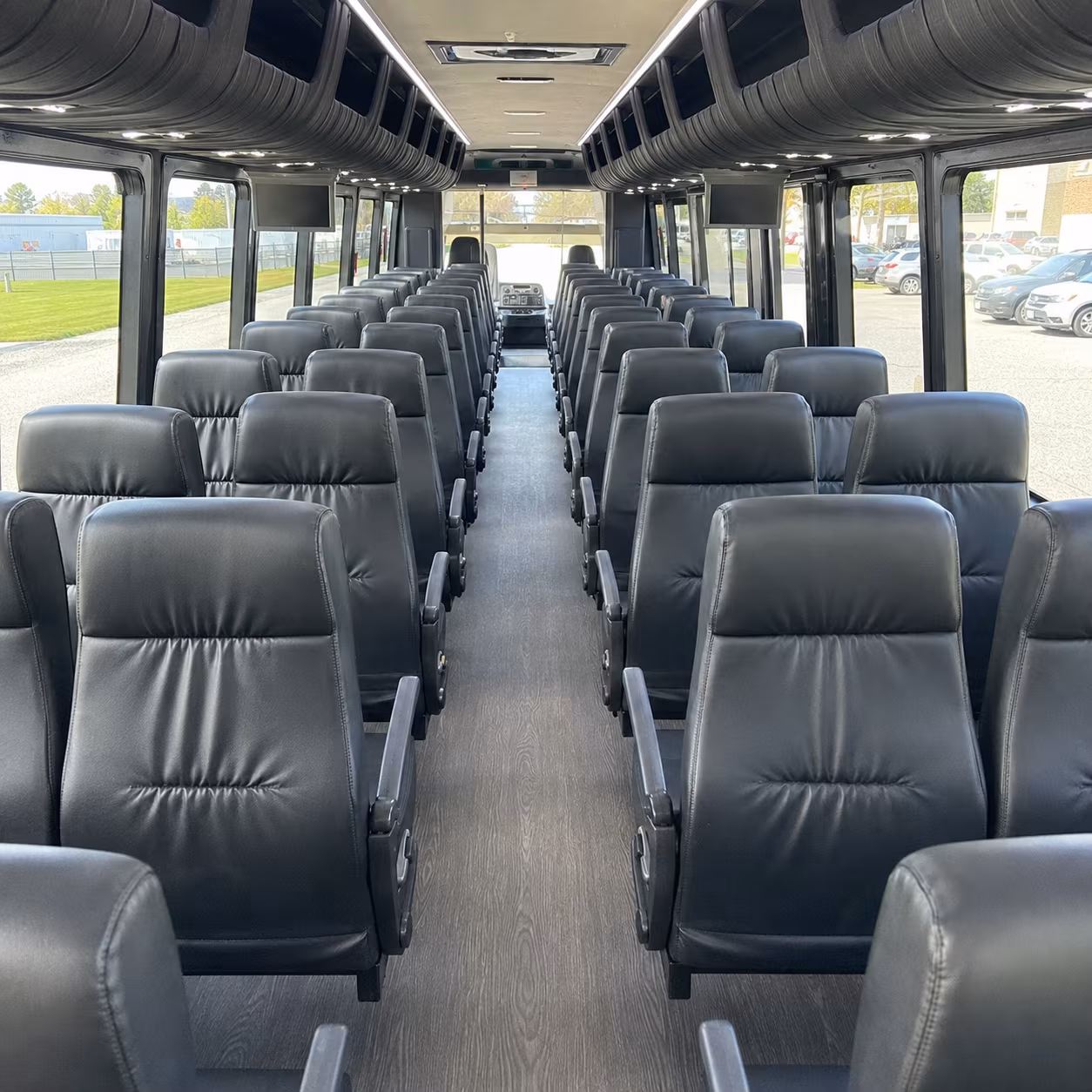 davie 30 passenger minibus inside