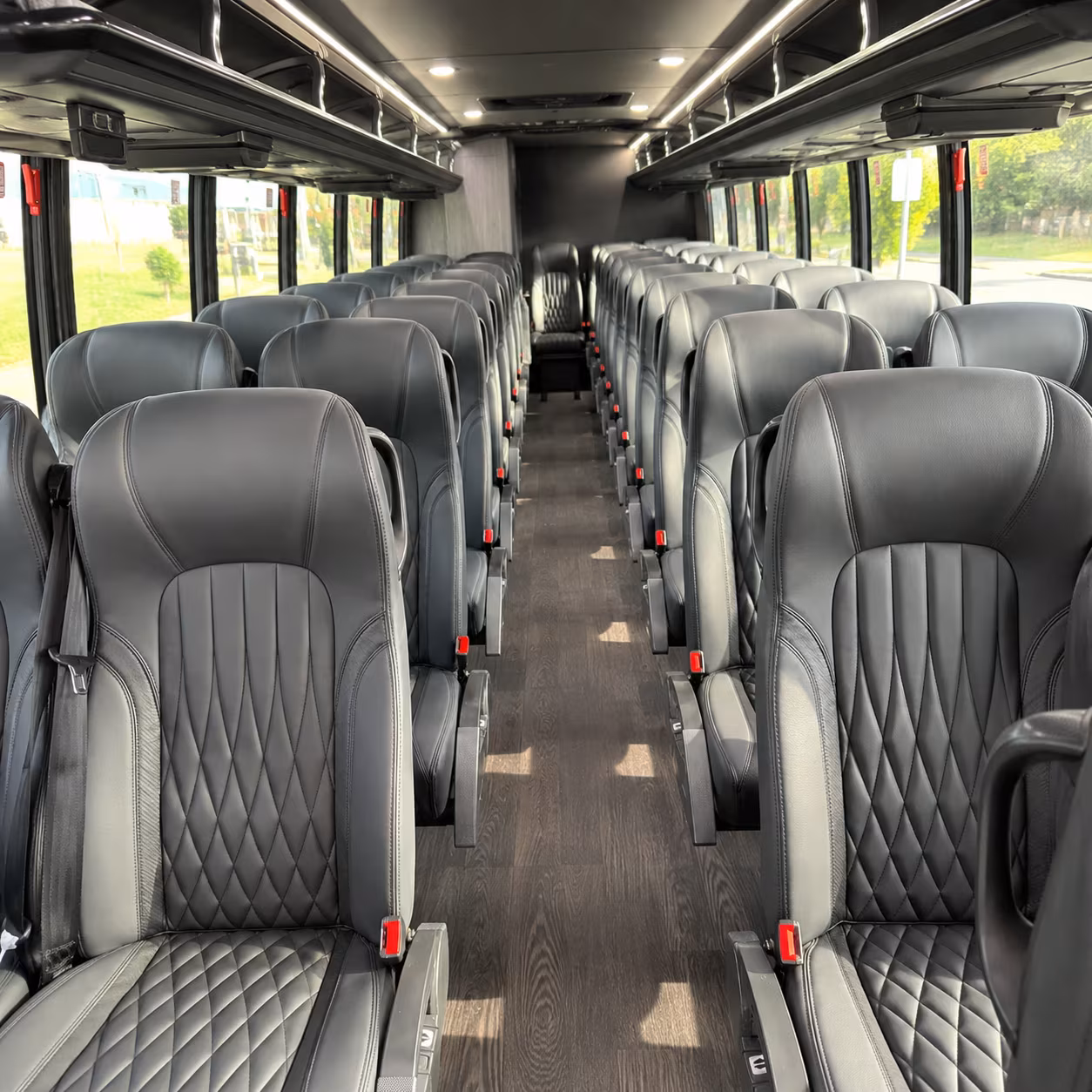 davie 35 passenger minibus inside