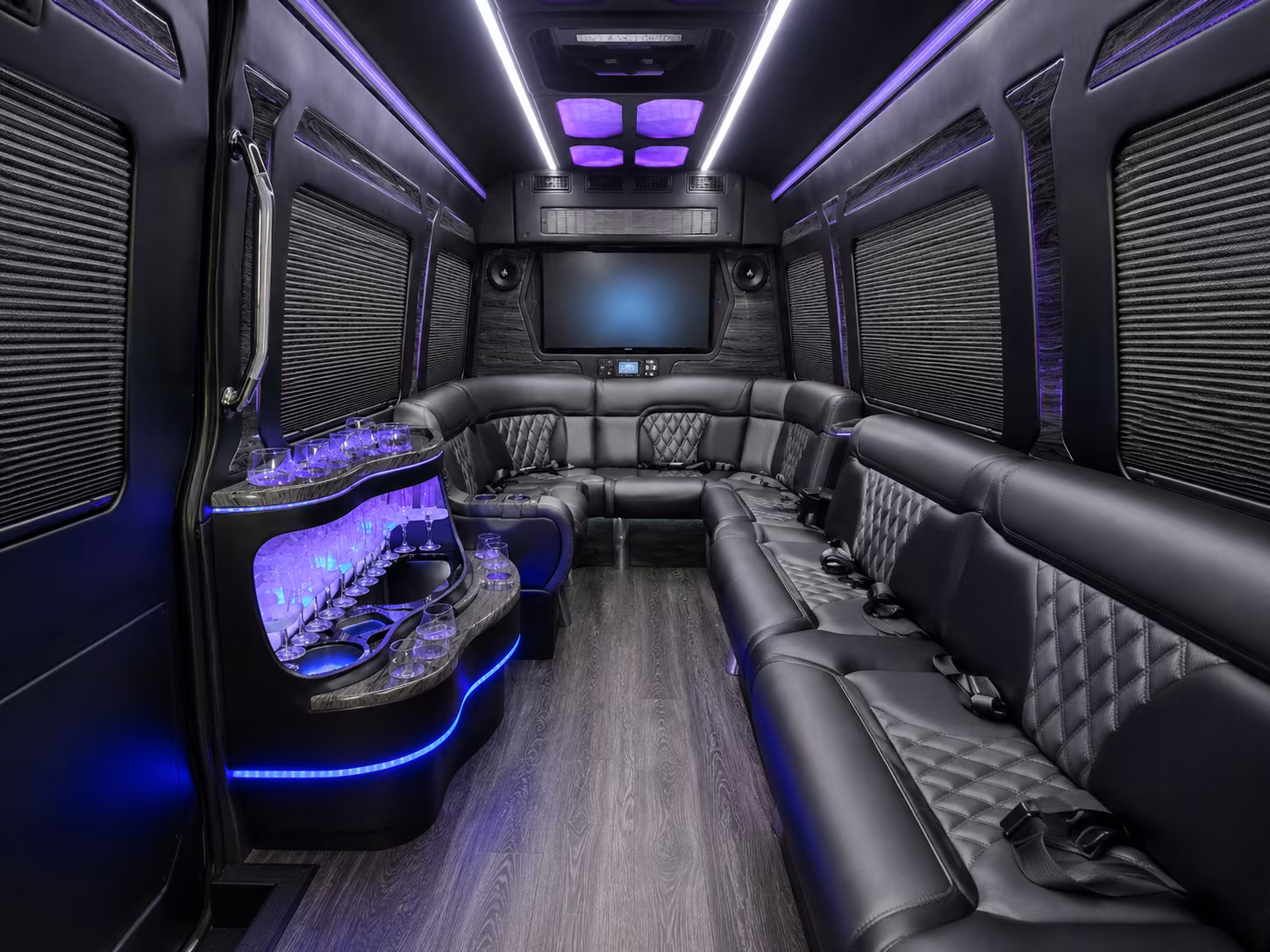 davie corporate event transportation onboard seating