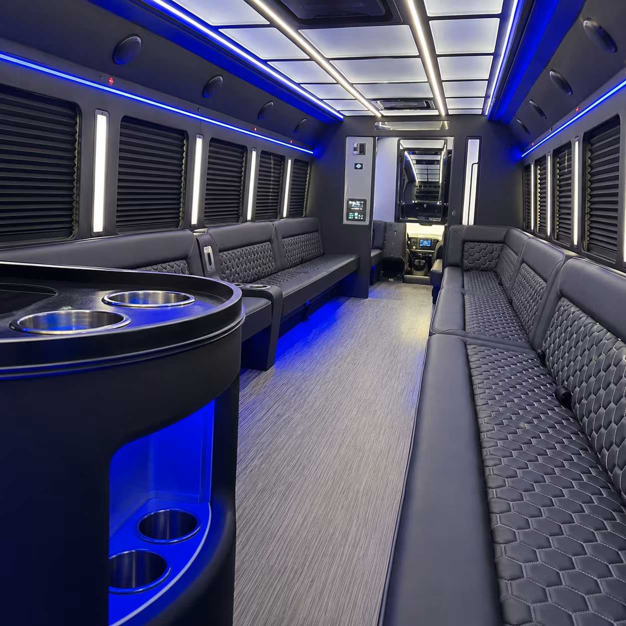 davie party bus interior