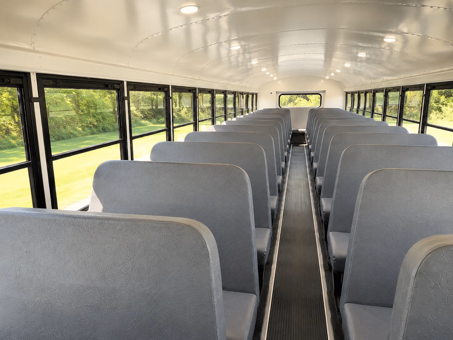 davie school bus interior
