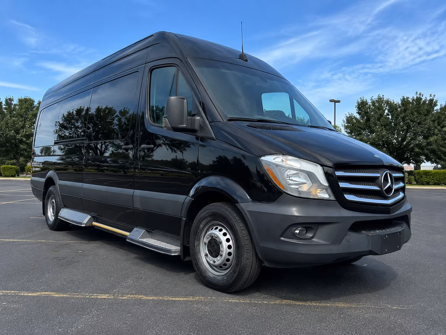 davie sprinter van with driver