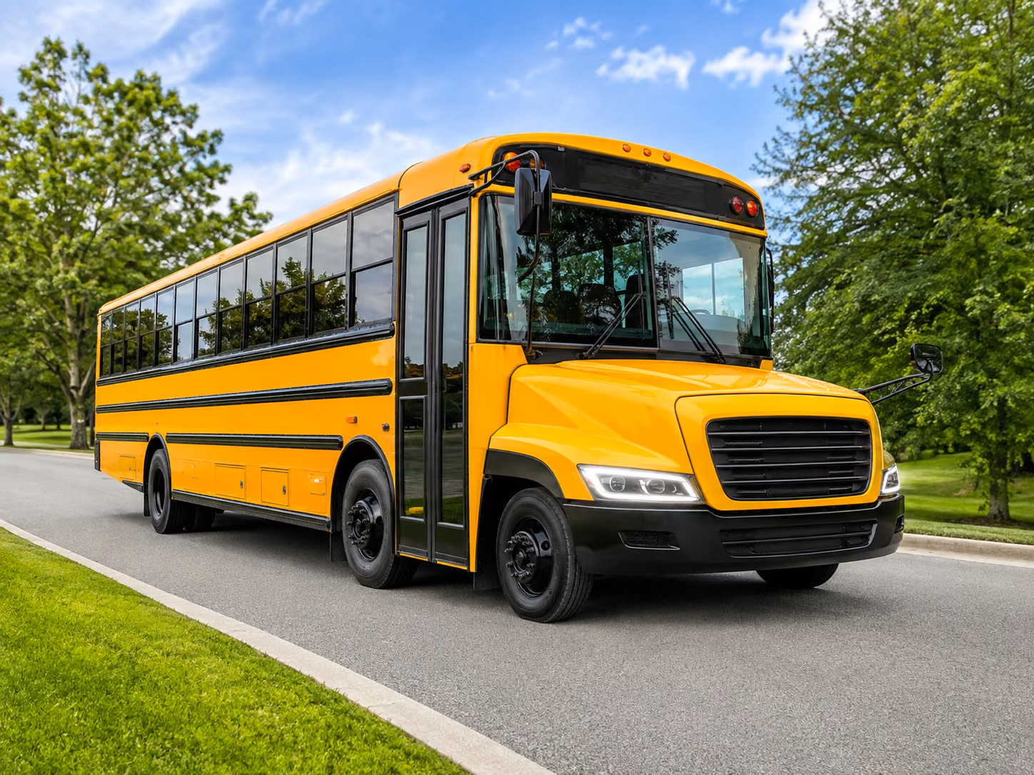 school bus rentals for davie stem and university campus visits
