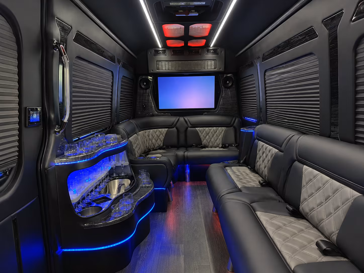 shuttle buses for law enforcement first responder group movements